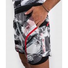 Шорти - Venum Electron 3.0 Training shorts - Grey/red​